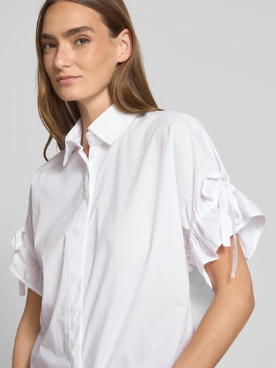 Christian Berg Woman Hemdbluse mit Knopfleiste Weiss 3