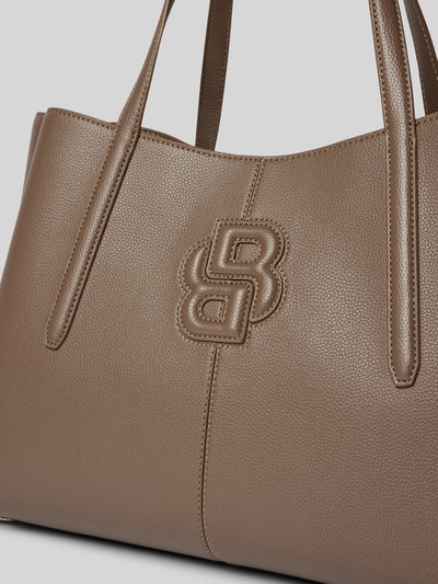 BOSS Shopper mit Label-Details Modell 'Anett Tote' Taupe 3