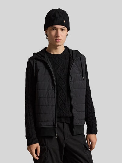 Polo Ralph Lauren Sweatjack met gewatteerd voorpand Zwart - 4