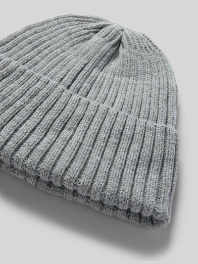 Jack & Jones Beanie mit breiter Krempe Modell 'ATLAS' Hellgrau Melange 2