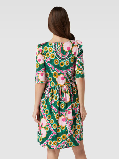 Weekend Max Mara Mini-jurk met bloemenmotief, model 'RENNA' Groen - 5