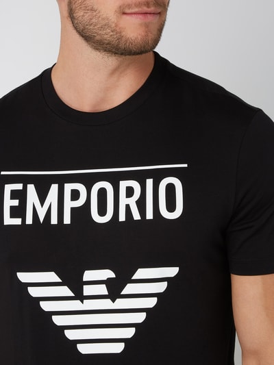 Emporio Armani T-shirt z nadrukiem z logo  Czarny 3