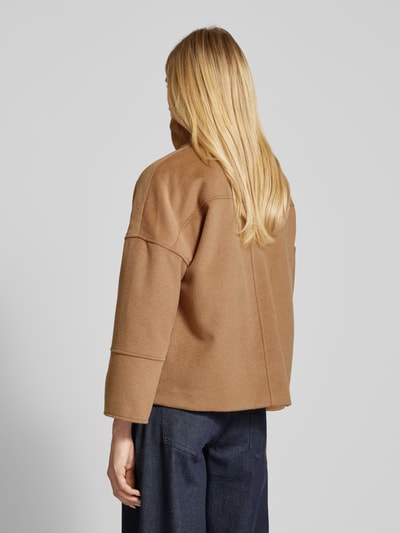 Gant Cropped Jacke mit Stehkragen Camel 5