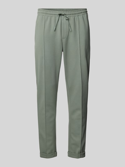 Antony Morato Regular fit stoffen broek met vaste persplooien Lichtgroen - 2