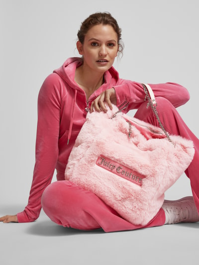 Juicy Couture Handtas met labelapplicatie, model 'ISABLLE' Rosé - 1