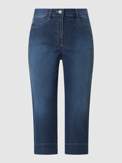 Zerres Straight Fit Caprijeans mit Stretch-Anteil Modell 'Greta' Blau 2