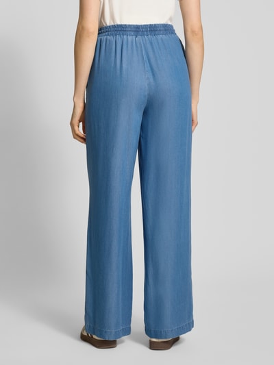 Vero Moda Regular Fit Weite Hose mit Tunnelzug Modell 'BREE' Blau 5