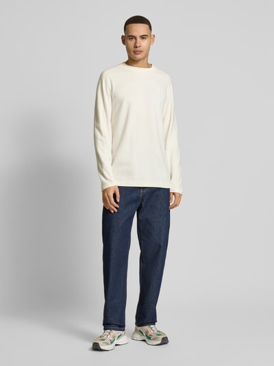 Calvin Klein Jeans Longsleeve mit Ziernähten Offwhite 1