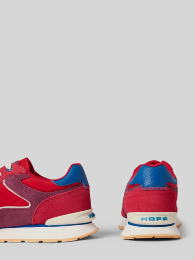 HOFF Sneaker aus Leder-Mix mit Logo-Detail Modell 'City' Rot 2