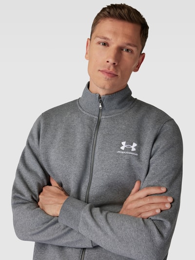 Under Armour Bluza rozpinana ze stójką Średnioszary 3