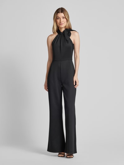 Unique Jumpsuit met halter Zwart - 4