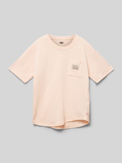 Levi’s® Kids T-Shirt mit Label-Patch Apricot 1