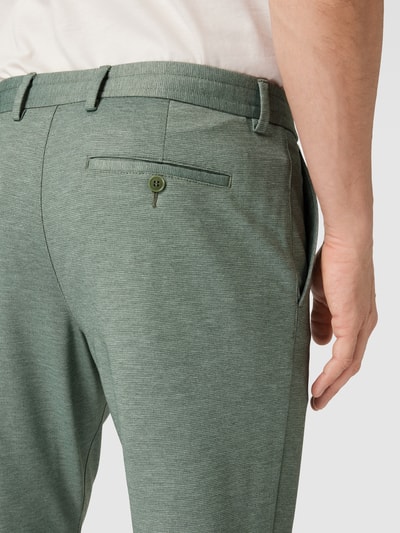 s.Oliver BLACK LABEL Stoffen broek met steekzakken Groen - 3