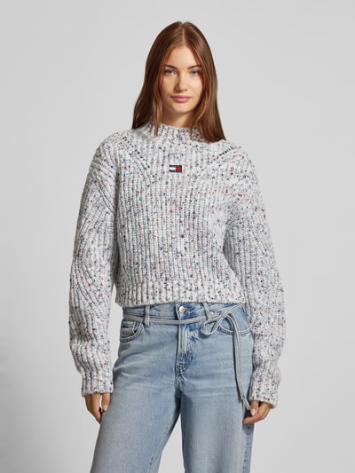 Tommy Jeans Strickpullover mit Stehkragen Offwhite 4