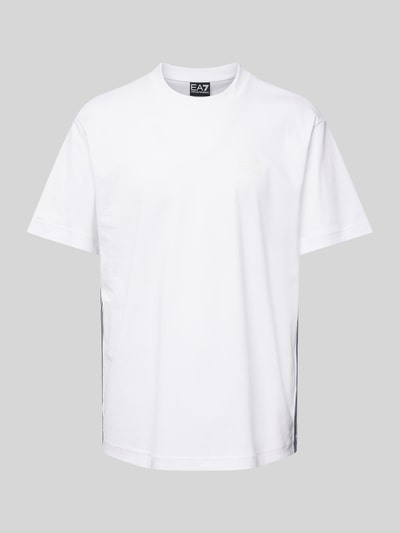 EA7 Emporio Armani T-shirt z nadrukiem z logo Biały 2