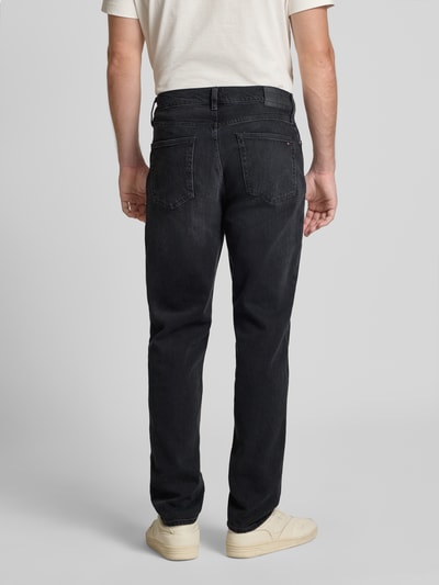 Tommy Jeans Straight Fit Jeans Baumwoll-Mix Black 5