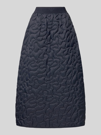 Emporio Armani Maxirock mit elastischem Bund Marine 2