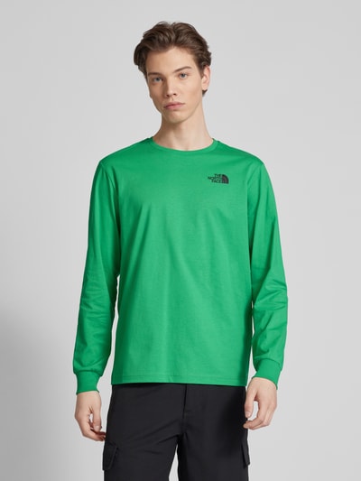 The North Face Longsleeve mit Label-Print Modell 'REDBOX' Gruen 4