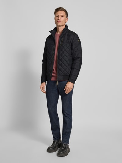 PME Legend Gewatteerd jack met opstaande kraag, model 'GLIDER' Zwart - 1