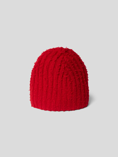 Roberto Collina Beanie aus Kaschmir-Woll-Mix Rot 4