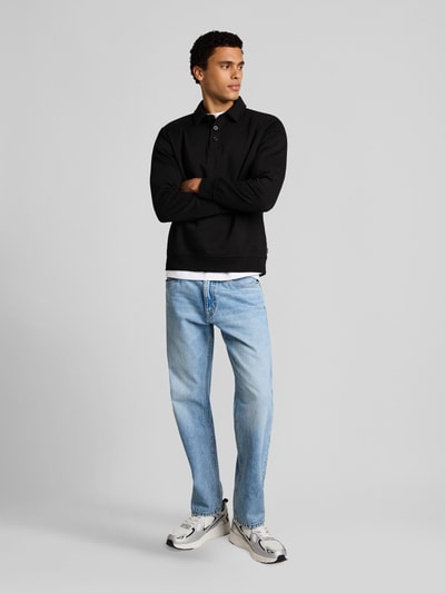 Tom Tailor Denim Regular Fit Poloshirt aus Baumwoll-Mix Black 1