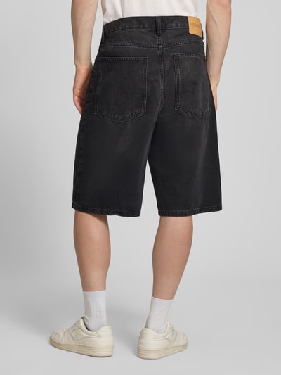 REVIEW Jeansshorts mit Eingrifftaschen Black 5