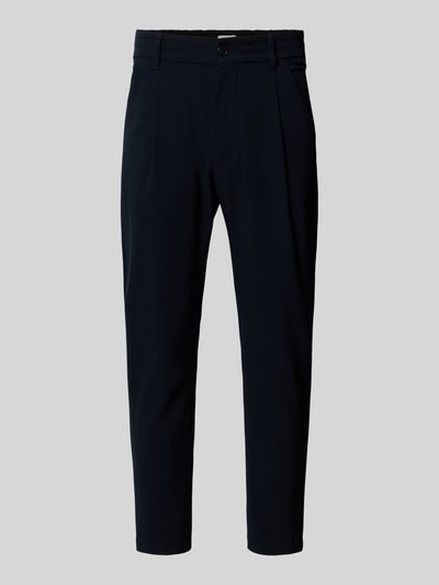 Produktfoto, Hose mit Eingrifftaschen Modell 'CHASY' von Drykorn, granatowy materiał z dodatkiem wiskozy, krój tapered fit, elastyczny pas, kieszenie francuskie, szerokość w rozmiarze 32/32: 42 cm, długość nogawki wewnętrznej: 66 cm