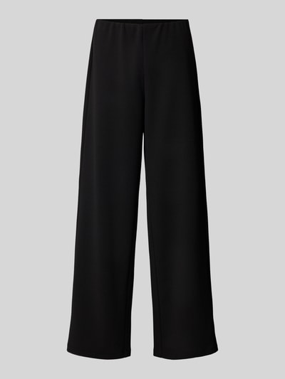 Vero Moda Regular fit wijde broek met elastische band, model 'BERLIN' Zwart - 2