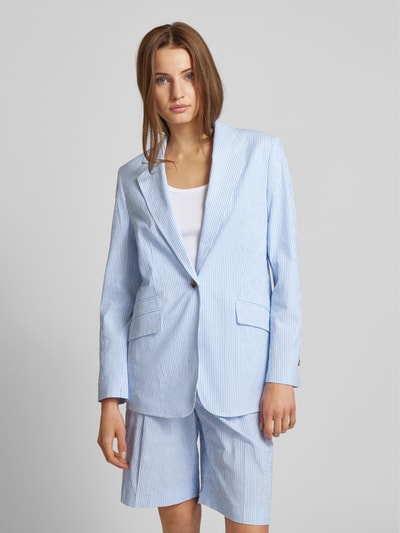 BOSS Blazer mit Paspeltasche in hellblau Hellblau 4