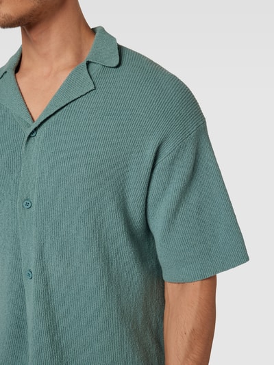 JAKE*S STUDIO MEN Regular fit vrijetijdsoverhemd met extra brede schouders Lichtturquoise - 3