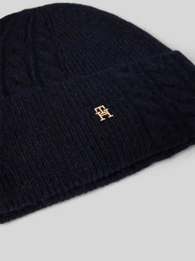Tommy Hilfiger Beanie met wol en alpaca Marineblauw - 2