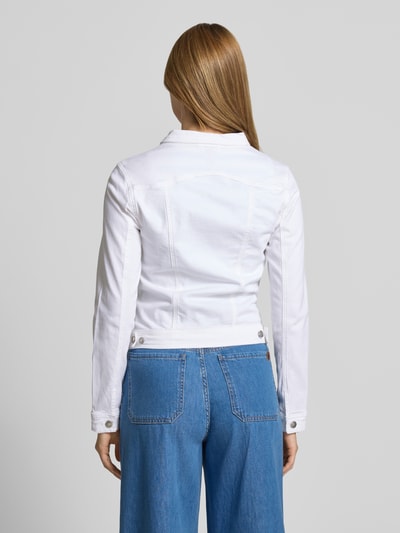 Soyaconcept Jeansjacke mit Pattentaschen Modell 'Erna' Weiss 5