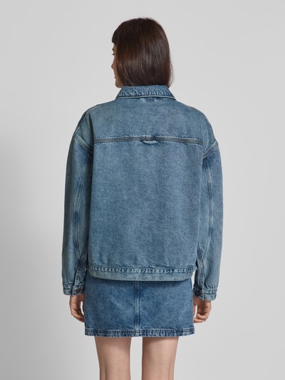 American Vintage Jeansjacke mit Pattentaschen Modell 'JOYBIRD' Blau 5