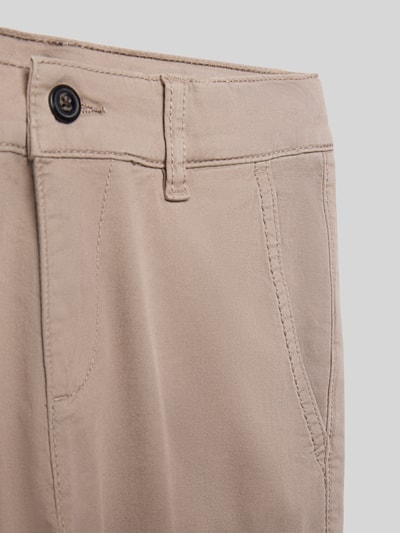 s.Oliver RED LABEL Regular fit chino van katoenmix, model 'PETE' Steengrijs - 2