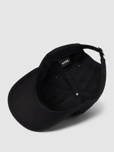 BOSS Basecap mit Label-Stitching Modell 'Ari' Black 2