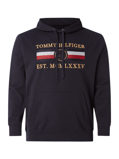 Tommy Hilfiger Big & Tall Bluza z kapturem PLUS SIZE — ‘Better Cotton Initiative’  Granatowy 1