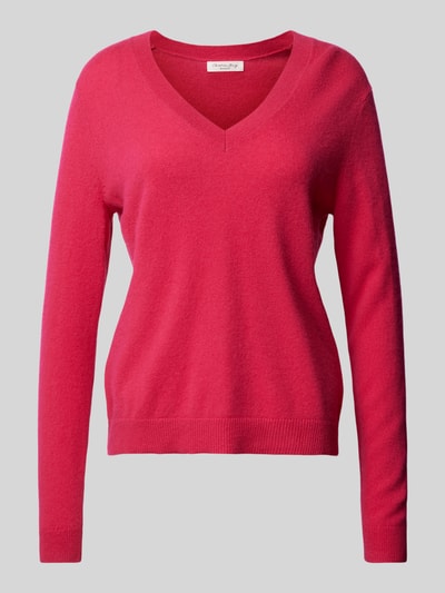 Christian Berg Woman Gebreide pullover met ribboorden Rood - 2