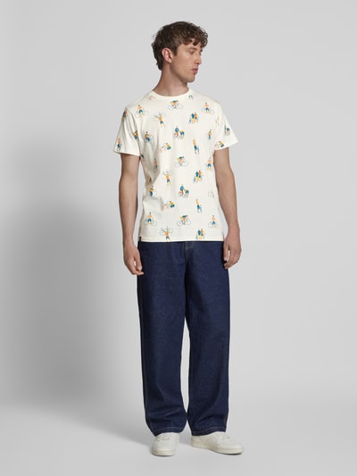 Dedicated T-Shirt mit Rundhalsausschnitt Modell 'BIKE PEOPLE' Offwhite 1