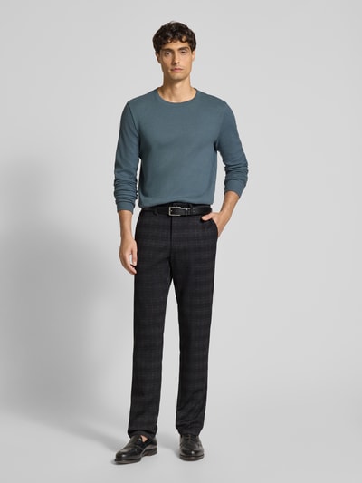 Christian Berg Men Slim fit broek met achterzakken Middengrijs - 1