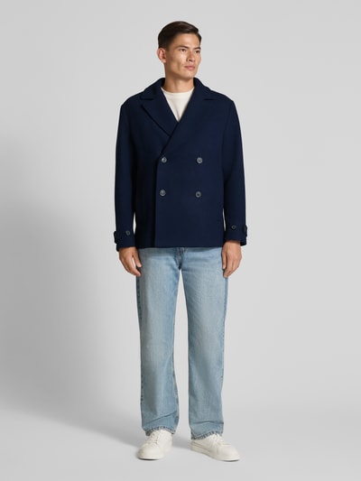 Les Deux Regular Fit Jacke mit Reverskragen Modell 'McKee' Marine 1