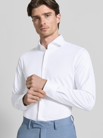 BOSS Slim Fit Businesshemd aus atmungsaktivem Material Modell 'P-HANK-SPREAD' Weiss 3