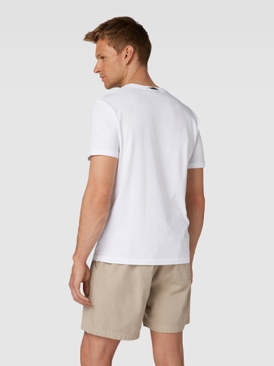 Napapijri T-shirt van katoen met labeldetail, model 'FORSTERI' Wit - 5