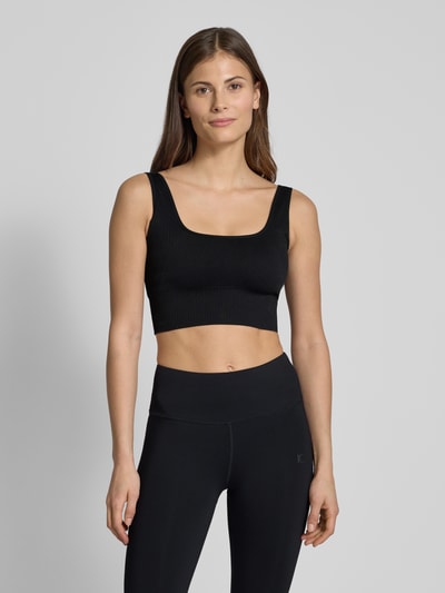 BORN LIVING YOGA Crop Top mit Karree-Ausschnitt Modell 'Yami' Black 4