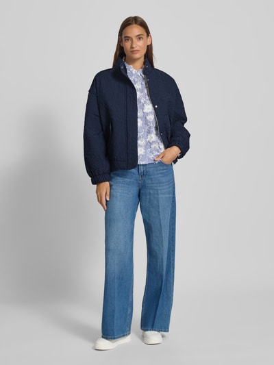 YAS Jack met opstaande kraag, model 'FIPURA' Marineblauw - 1