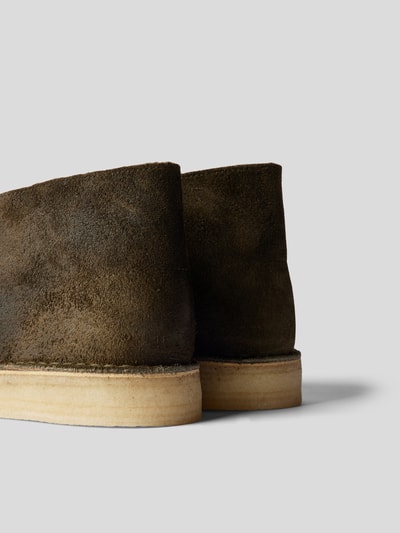 Clarks Desert Boots aus Veloursleder Oliv 3