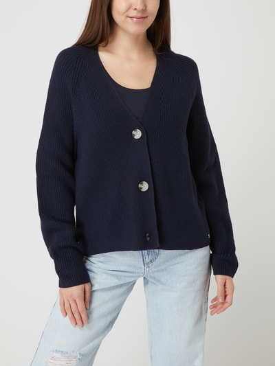 Tom Tailor Denim Cardigan van viscosemix  Donkerblauw - 4