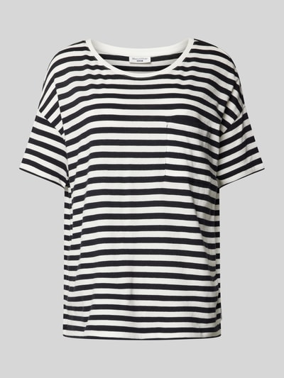 Marc O'Polo Denim T-shirt met ronde hals Zwart - 2