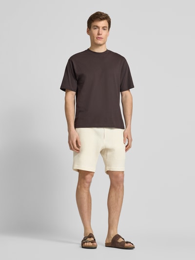 Strellson Regular Fit Shorts mit Strukturmuster Modell 'Hiro' Offwhite 1