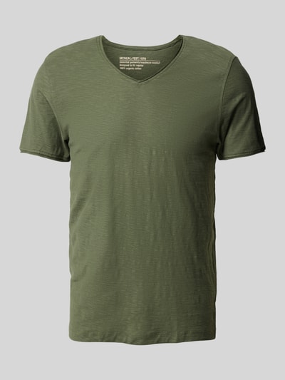 MCNEAL T-Shirt mit V-Ausschnitt Khaki 2