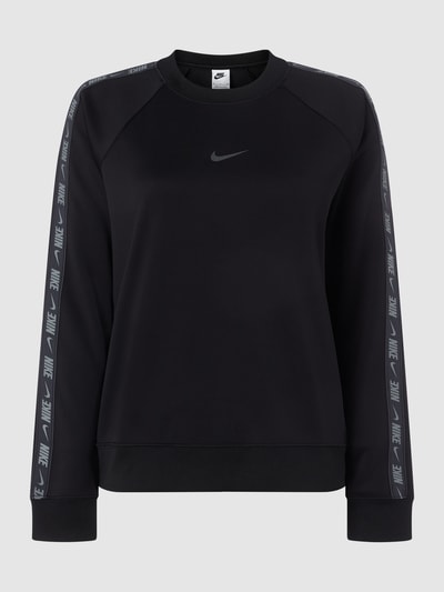 Nike Longsleeve mit Logo-Streifen  Black 1